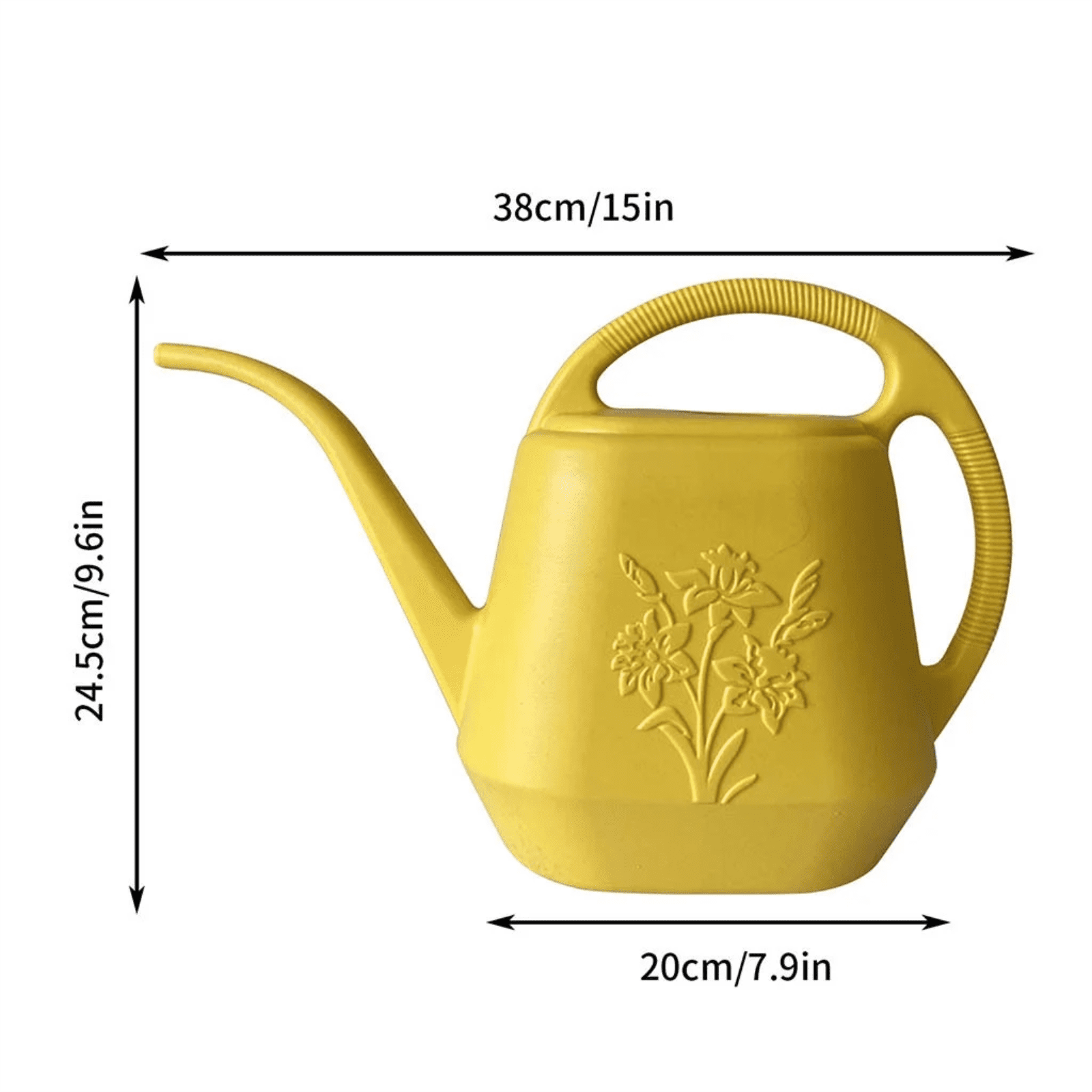 Watering Pot, Watering Can Indoor Plants, Flower Watering Can, Gallon Watering Can Large Long Spout, Plastic Garden Watering Can Watering Pot Extra Long Spout Water Can for Outdoor Plants