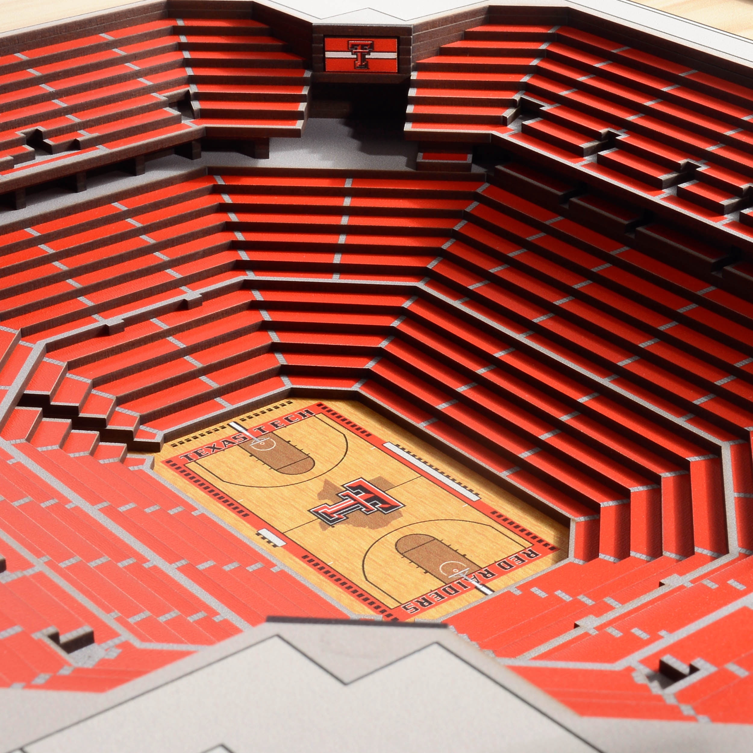 YouTheFan NCAA Texas Tech Raiders BB 25-Layer Stadiumview Wall Art