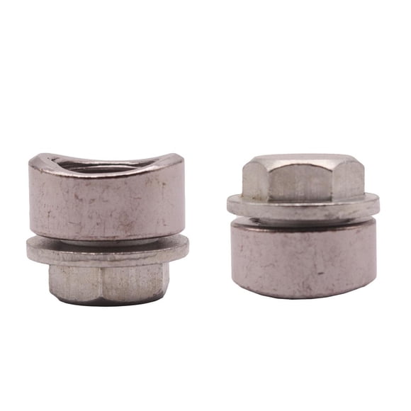 Accesorio de Sensor Yotijar de Soldadura de acero inoxidable Tapón M18x1.5 18 mm 2 Piezas