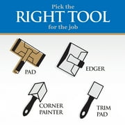 PRO EDGE by Linzer 7” Pad Painter Refill for All Paints & Stains