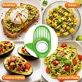 thumbnail image 6 of 3-in-1 Avocado Slicer, Avocado Pitter and Slicer Tool, Multifunctional Kitchen Gadget with Non-Slip Ergonomic Handle, Ideal for Salads and Home Cooking (1 Piece), 6 of 6