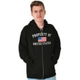thumbnail image 4 of American Pride Patriotic July 4th Unisex Plus Fleece Graphic Hoodie Brisco Brands 2X, 4 of 6