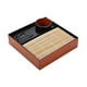 thumbnail image 3 of Plato de soba Plato para servir sushi con escurridor Plato para servir soba frío de restaurante Cuadrado rojo interior, 3 of 9
