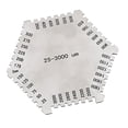 thumbnail image 6 of High-Precision Hexagon Wet Film Comb (25-3000 um)- Paint Thickness - Stainless Steel, Heavy Duty, 6 of 8