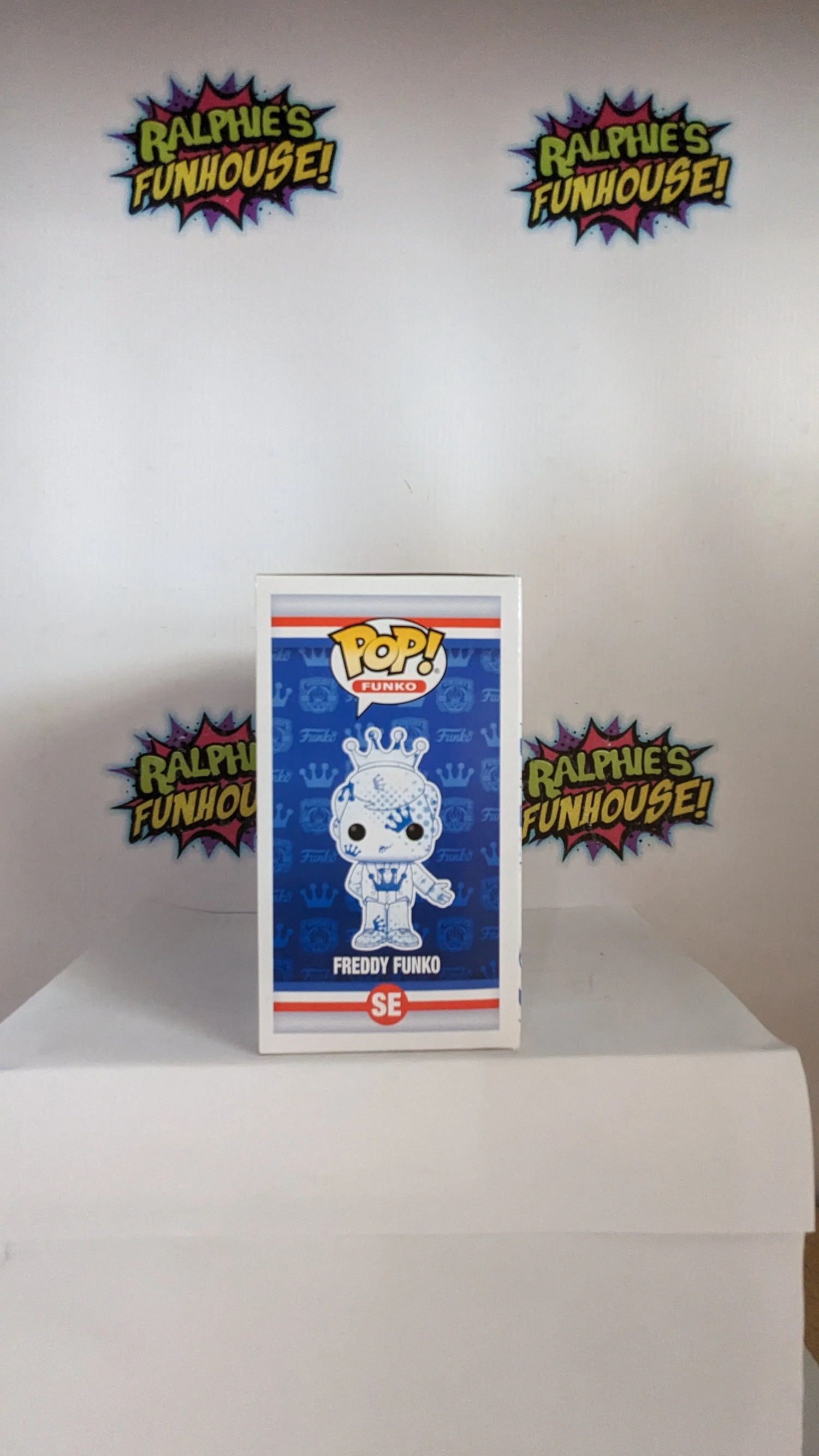 Funko POP! Box of Fun Artist Series Freddy Funko SE [White, Blue & Light Blue] LE 1000 Exclusive