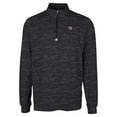 thumbnail image 2 of Men's Cutter & Buck Black New York Giants Big & Tall Traverse Eco Camo Tri-Blend DryTec Quarter-Zip Jacket, 2 of 3