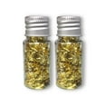 thumbnail image 1 of Hoja de oro Flaquile Joyas Haciendo Hoja Metálica DIY Nail Art Pegatinas Crystal Craft Decoration Supplies Accesorios para el hogar 2 Botellas Inevent HA011534-02, 1 of 7