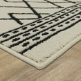 thumbnail image 5 of Mainstays Diamond Polyester Indoor Scatter Rug, Black and White, 30” x 45”, 5 of 9