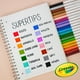 thumbnail image 3 of Marcadores Crayola Super Tips, 20 colores lavables, 3 of 4