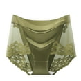 thumbnail image 2 of Fashion Women's Lace Patchwork Underpants Breathable Soft Comfortable Panties Underwear Women Panties Green S, 2 of 7