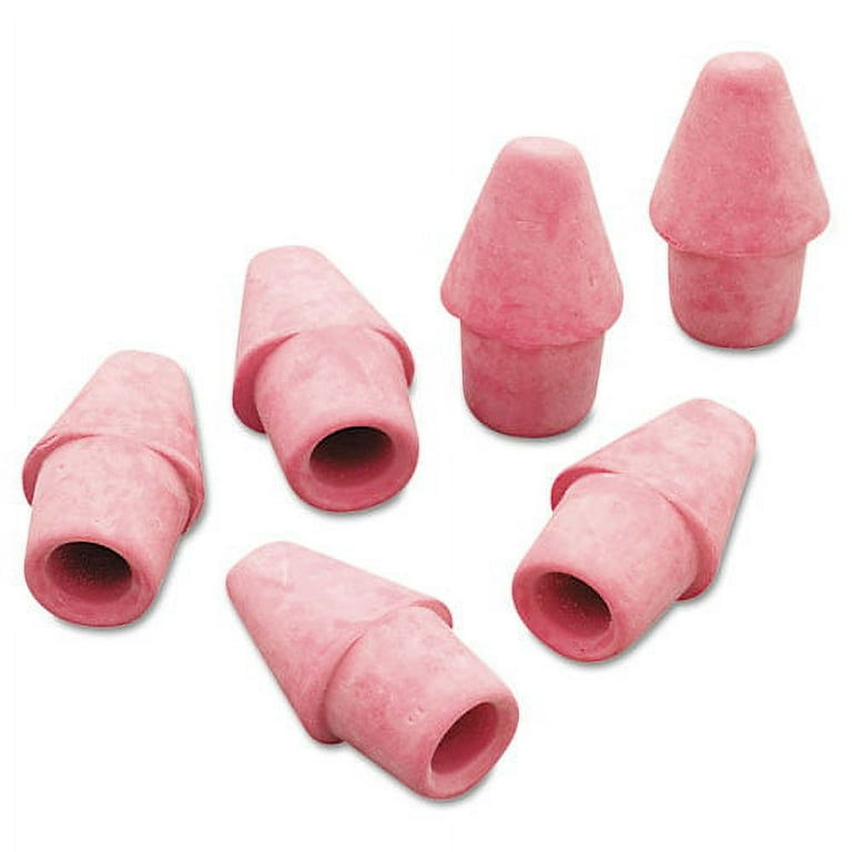 Arrowhead Eraser Caps, For Pencil Marks, Pink, 144/Box Arrowhead Eraser Caps, For Pencil Marks, Pink, 144/Box
