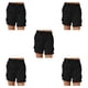 thumbnail image 1 of Jumpingount Pantalones cargo Pantalones cortos con bolsillos Cintura suelta Pantalones de verano Ropa de calle elástica Pantalones de playa de Type2 NO2, 1 of 6