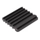 thumbnail image 3 of Herramienta de pulido para esquivar bordes, material de acero para bricolaje, duradero, práctico afilador de bordes de cuero para reparación de pala de 6 mm de ancho, ranura cuadrada negra, 3 of 5
