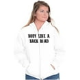 thumbnail image 4 of Body Like A Back Road Country Lyrics Womens Plus Size Graphic Zipper Hoodie Brisco Brands 2X, 4 of 5