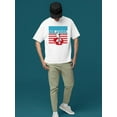 thumbnail image 2 of Mr. Cool Patriotic ICEE Polar-Bear Chill Graphic Men's T-shirt, 2 of 4