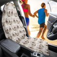 thumbnail image 3 of POLERO Car Seat Towel Cover with White Dog Print, Waterproof Terry Cloth Seat Protector for Truck SUVs and Daily Driving, 3 of 6