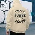 thumbnail image 4 of Jesus Hoodies for Men 2025 Long Sleeve Christian Graphic Hoodie with Pockets Hooded Sweatshirt Pullover Tops, 4 of 7