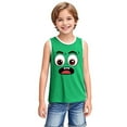 thumbnail image 5 of Tdoqot Boys Girls Graphic Tank Tops- Casual Soft Sleeveless Cute Summer Shirts Green Size 12 Years, 5 of 5
