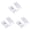 White 3PCS, variant on Sewing Machine Parts Press Foot Presser For Brother Janome Singer Multi Style