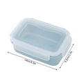 thumbnail image 3 of Meal Prep Containers,Bento Box for Dining Out Rectangular &Thick Food Storage Containers with Lids,Reusable Plastic,Stackable Bento Box,Microwave/Freezer/Dishwasher Safe,BPA Free(Blue,5.5x3.7x1.57"), 3 of 9