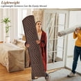 thumbnail image 2 of 3-Panel Room Divider, 6 ft Office Partition Walls Wood Divider Folding Portable Privacy Screen, Room Dividers and Folding Privacy Screens for Home, Room Separator Wall Dividers,Brown, 2 of 8