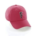 thumbnail image 1 of Daxton 3D Custom Alphabet AZ Letter Numbers Initial Baseball Dad Hat- Hot Pink, Letter F, 1 of 3
