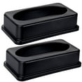 thumbnail image 1 of Alpine Industries Black Slim Trash Can Swing Lid (2 pack), 1 of 5