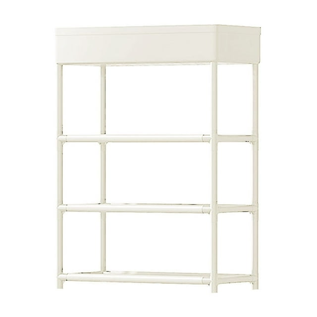 Shoe Rack Shoe Rack Storage Cabinet With 4 Metal Shelves Top Storage For Everyday Goods For Bedroom Closet Entryway Bedroom
