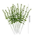 thumbnail image 2 of 18 PCS Artificial Eucalyptus Stems, Realistic Fake Eucalyptus Leaves for Bouquets, Centerpieces, Home, Office Decor, Perfect for Weddings & Christmas Decoration, 2 of 9