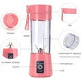thumbnail image 2 of Portable Blender USB Rechargeable Juicer Cup with Six Blades Smoothies Mixer Fruit Machine 380ml Water Bottle for Sports Travel Outdoors, 2 of 6