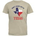 thumbnail image 1 of Don't Mess With Texas Sand Adult T-Shirt, 1 of 1