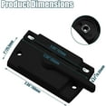 thumbnail image 2 of HUGFEGWE Sliding Window Sash Locks 4 Pack Cam Sash Locks for Double Hung Window Latch Lock for Vertical and Horizontal Sliding Windows, Black CJB91-55670, 2 of 7
