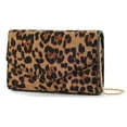 thumbnail image 1 of Bolso de mano HOXIS con estampado de leopardo para mujer, 1 of 7