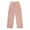 Pink, variant on Rolanko Girl's High-Waisted Cargo Pants: Multiple Pockets, casual daily sports and dancing.