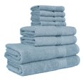 thumbnail image 4 of HURBANE HOME Highly Absorbent 8 Pieces Bathroom Towel Set Soft, 100% Cotton, Highly Absorbent, 4 of 4