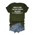 thumbnail image 4 of Women Graphic T Shirts Novelty Letter Print Crew Neck Short Sleeve Pullover Tops Summer Trendy Casual Classic Fit Basic Tees, 4 of 4