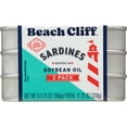 Find Your Perfect (Pack of 3) Beach Cliff Sardines in Soybean Oil, 33.