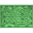 thumbnail image 1 of Ahgly Company Indoor Rectangle Southwestern Emerald Green Country Area Rugs, 2' x 5', 1 of 4