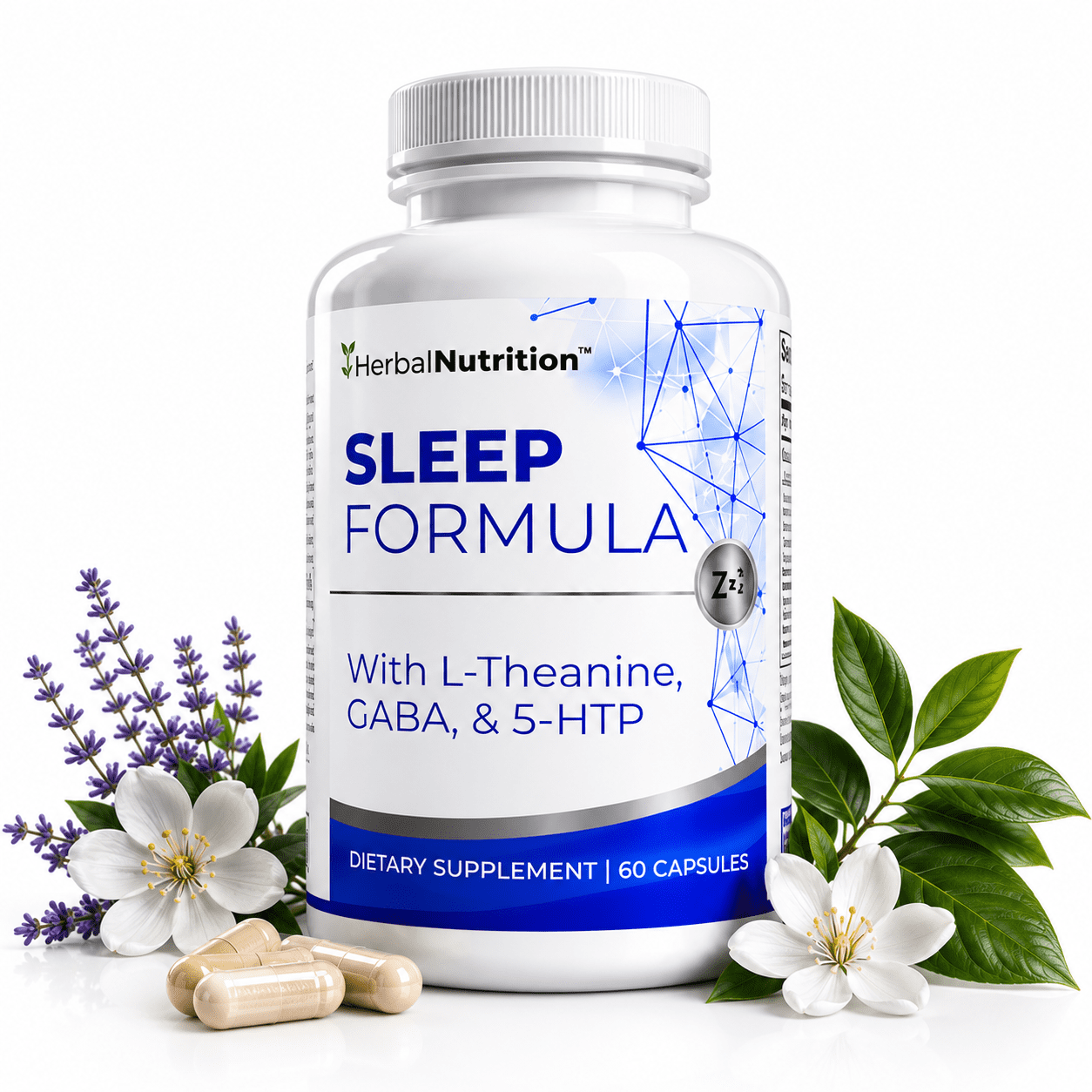 Sleep Formula a Sleep Support Supplement Multi-Ingredient Melatonin, GABA, L-Theanine and More One Bottle
