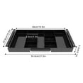 thumbnail image 2 of Under Desk Mounted Sliding Pull-out Drawer, Drawer Storage Organizer for Standing Desks, Pull-out Drawer Black, 2 of 23
