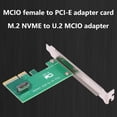 thumbnail image 2 of PCIE 5.0 4X to MCIO Female Interfaces Card Converters for Desktop Office PCIe, 2 of 7