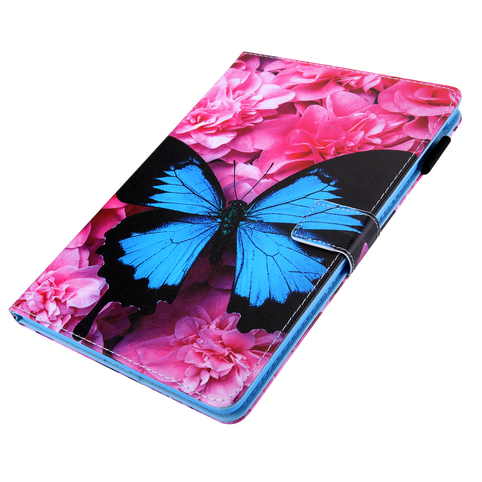 Fire HD 8 Case 2020, Fire HD 8 Plus Case 2020, Allytech PU Leather Slim Shockproof Auto Sleep Wake Folio Flip Smart Cover Pencil Holder Book Style Case for All-New Fire HD 8 10th Gen,Butterfly - image 4 of 7