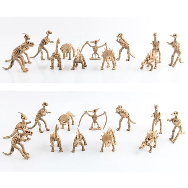 Emulation Mini Jurassic Period Dinosaur Skeleton Archaeology Digging Tyrannosaurus Action Figures Dinosaur Animal Model ToysB He Qiyong unisex