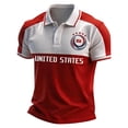 thumbnail image 3 of 2026 New USA Soccer Jersey Mens, United States Jersey Soccer, Crew Neck Short Sleeve Sport Tee for Retro Streetwear Top for Adult(Red, 2XL), 3 of 5