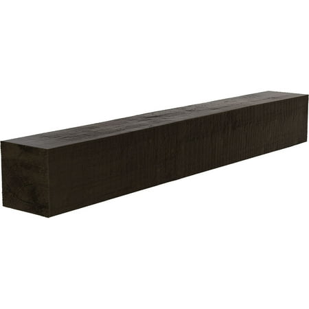 

Ekena Millwork 8 H x 8 D x 60 W Rough Cedar Faux Wood Fireplace Mantel Premium Walnut