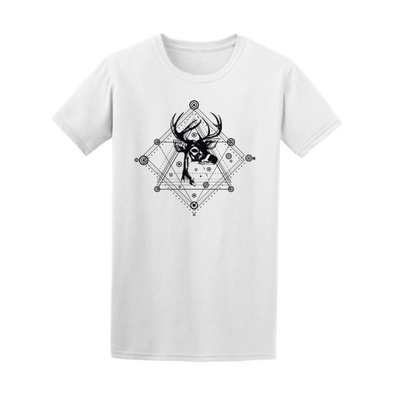Mystic Deer Head Geometry Design Men's Tee - Image by Shutterstock