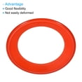 thumbnail image 4 of Uxcell Flying Rings, 4Pcs PP Plastic Flying Discs for Sports Outdoor Playing Game Beach Pool Activities, Red, 4 of 5