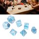 thumbnail image 5 of Dados De Juego De RolDados De Metal Brillante De Número Transparente De 7 Piezas Para Fiesta ANGGREK Otros, 5 of 8