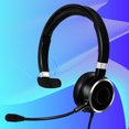 thumbnail image 2 of QILIN USB Headset Wired Noise Cancelling Microphone Lightweight Clear Sound Quality Computer Headphone for Call Center, 2 of 12