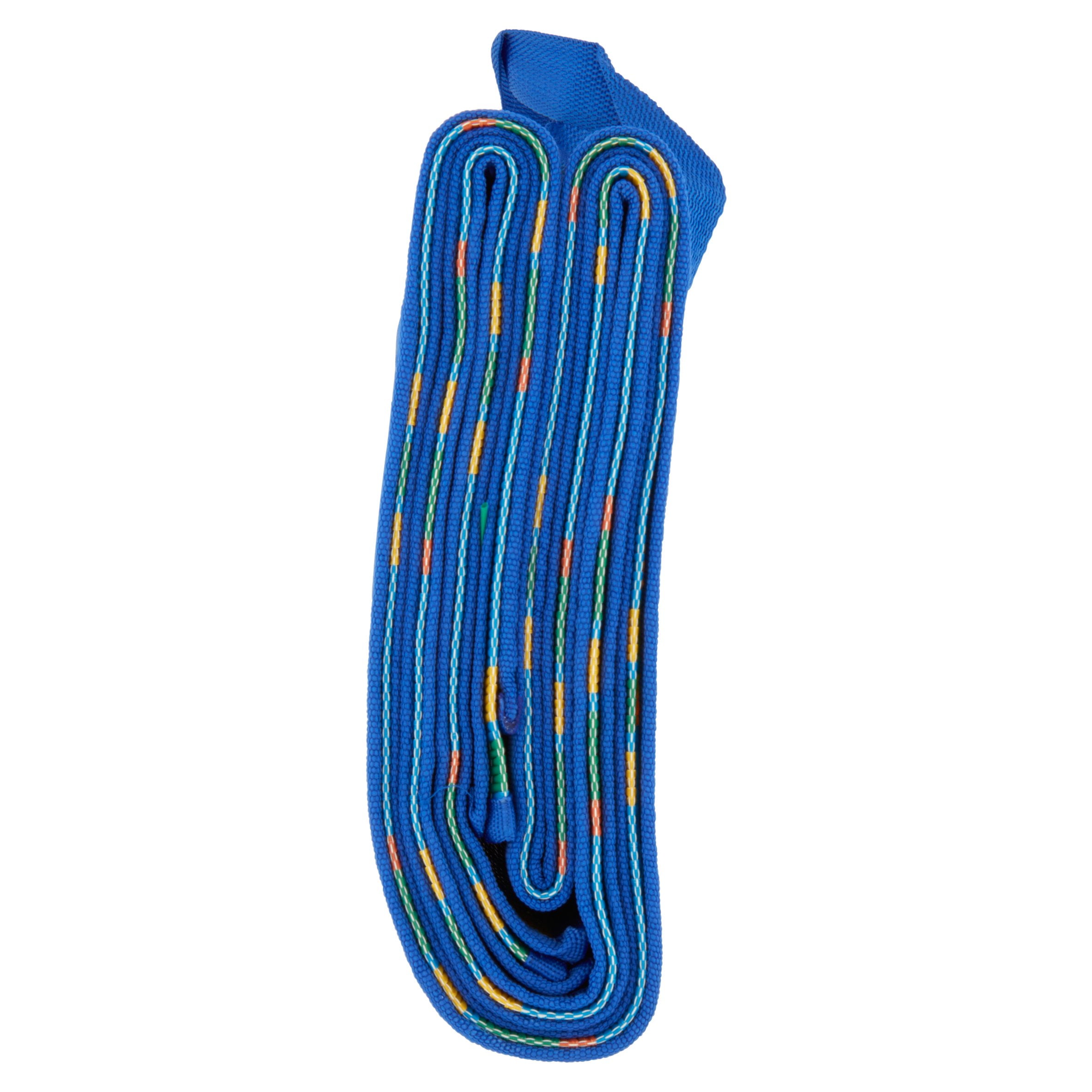 Camco 42815 60" x 78" Handy Mat with Carrying Strap - for Picnics, Beach, RVing and Outings - Blue/Green Stripe